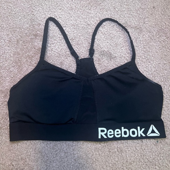 Reebok Black Sports Bra Women’s Medium - Picture 1 of 2